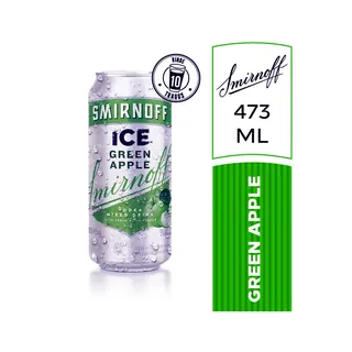 Vodka Smirnoff Ice Green Apple Lata 473 ml