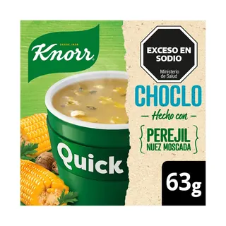 Sopa Instantánea Knorr Quick Choclo y Perejil 5 sobres 63 g