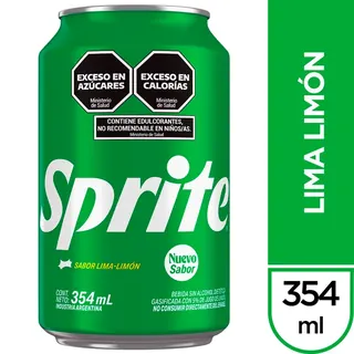 Gaseosa Sprite Lima-Limón 354 ml Lata