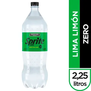 Gaseosa Sprite Zero Lima-Limón Sin Azúcar 2,25 L
