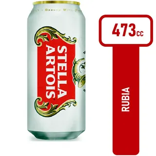 Cerveza Stella Artois Lata 473 ml