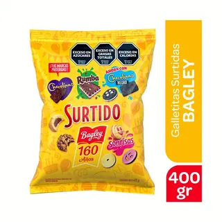 Galletitas Surtidas Bagley 400 g