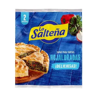 Tapa de Pascualina La Salteña Hojaldre 2 unidades