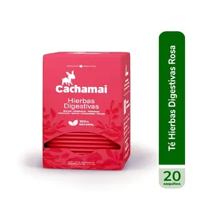 Té de Hierbas Digestivas Cachamai Rosa 20 Saquitos