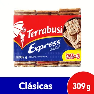 Galletitas de Agua Express Clásicas 309 g