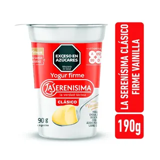 Yogur La Serenísima Clásico Firme Vainilla 190 g