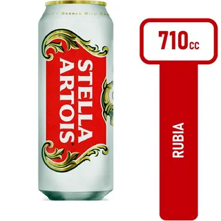 Cerveza Stella Artois Latón 710 ml