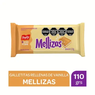 Galletitas Mellizas Vainilla Rellenas de Limón 110 g