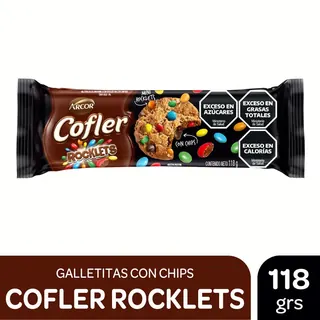 Galletitas Rocklets Chips 118 g