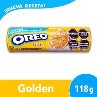 Galletitas Oreo Golden Vainilla 118 g