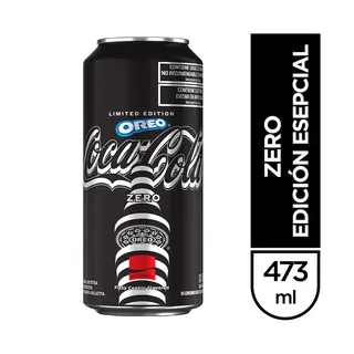 Gaseosa Coca-Cola Oreo Zero Sin Azúcar en Lata 473 ml
