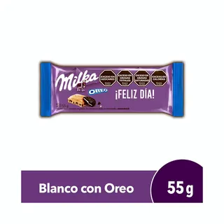 Chocolate Milka Oreo Blanco 55 g