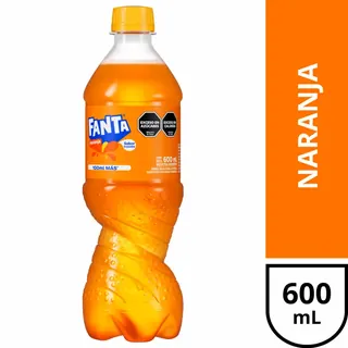 Gaseosa Fanta Naranja 600 ml