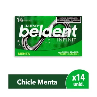 Chicle Beldent Infinit Menta 26,6 g