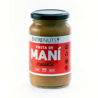 Pasta de Maní Entrenuts Crocante 370 g