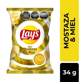 Papas Fritas Lay's Mostaza y Miel 34 g