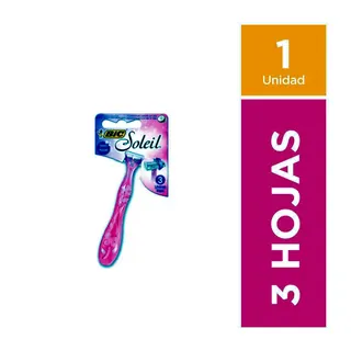 Máquina de Afeitar Bic Soleil Mujer x 1