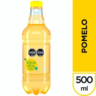 Agua Saborizada Aquarius Pomelo Amarillo 500 ml