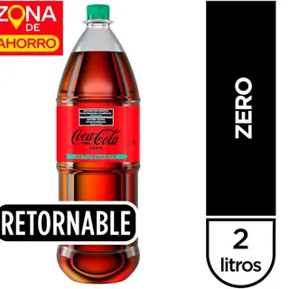Gaseosa Coca-Cola Zero 2 L Retornable
