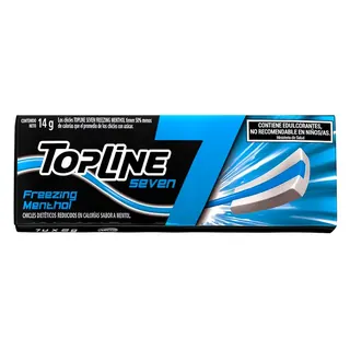 Chicles Topline Seven Menthol 14 g