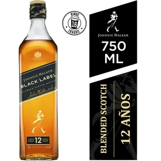 Whisky Johnnie Walker Black Label 12 Años 750 ml
