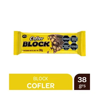 Chocolate Cofler Block con Maní 38 g