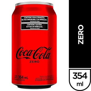 Gaseosa Coca-Cola Zero Lata 354 ml