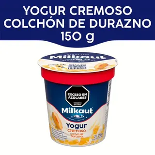 Yogur Milkaut Cremoso Durazno 150 g