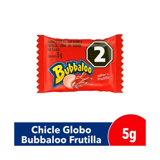 Chicle Bubbaloo Frutilla 5 g