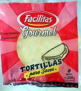 Tortillas para Fajitas Facilitas 8 u 260 g