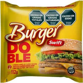 Hamburguesa Swift Doble x 2 Unidades