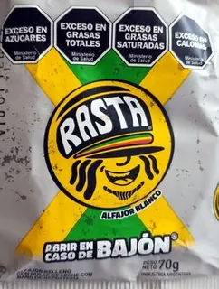 Alfajor Rasta Blanco 70 g