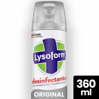 Desinfectante de Ambientes Lysoform Original Aerosol 360 ml