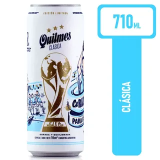 Cerveza Quilmes Clásica Lager Lata 710 ml