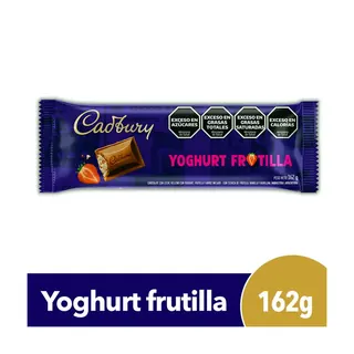 Chocolate Cadbury Relleno Yoghurt Frutilla 162 g