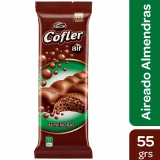 Chocolate Cofler Aireado con Almendras 55 g