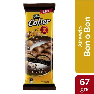 Chocolate Cofler Aireado Bon o Bon 67 g