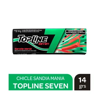 Chicle Topline Seven Sandía 14 g