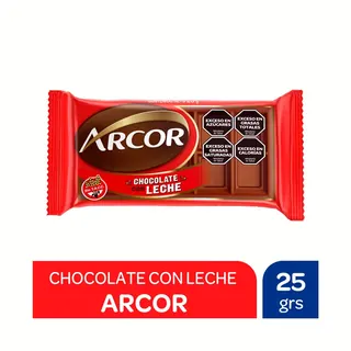 Chocolate Arcor con Leche 25 g