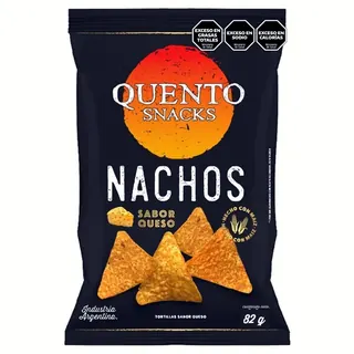 Nachos Quento Sabor Queso 82 g