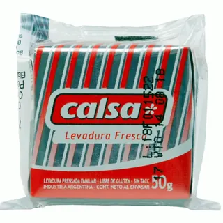Levadura Fresca Prensada Calsa 50 g