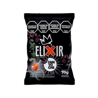 Alfajor Fantoche Elixir con Dulce de Leche 70 g