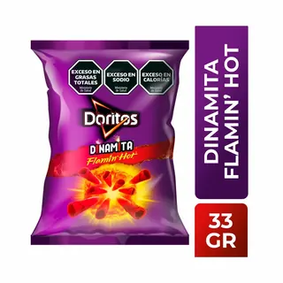 Nachos Doritos Dinamita Flamin' Hot 33 g