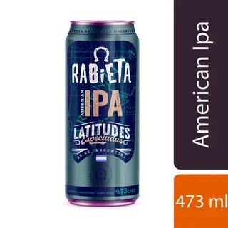 Cerveza Rabieta IPA Lata 473 ml