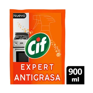 Limpiador Antigrasa Cif Expert Repuesto 900 ml