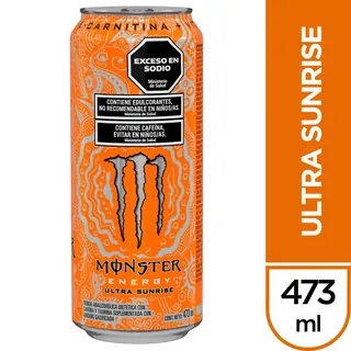 Bebida Energizante Monster Energy Ultra Sunrise 473 ml