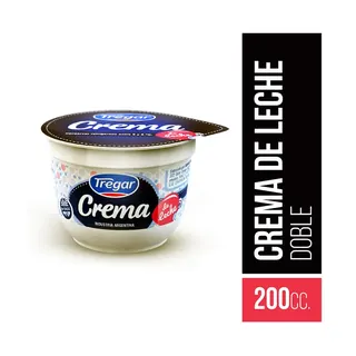 Crema de Leche Tregar Doble en Pote 200 g