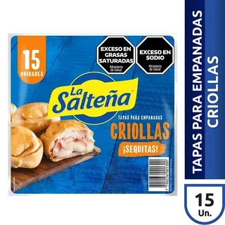 Tapa de Empanada La Salteña Criolla 412 g