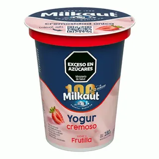 Yogur Milkaut Cremoso Frutilla 180 g