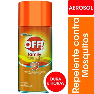Repelente para Mosquitos Off! Family Aerosol 165 cc